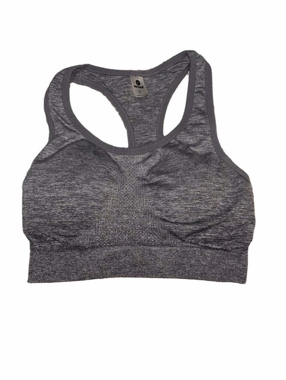 90 Degree By Reflex Sports Bra Grey Athletic Small